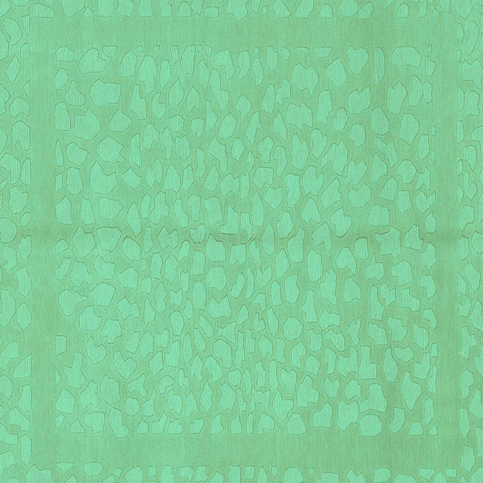 Square Abstract Turquoise Modern Rug, abs1862turq