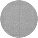 Round Abstract Gray Modern Rug, abs1862gry