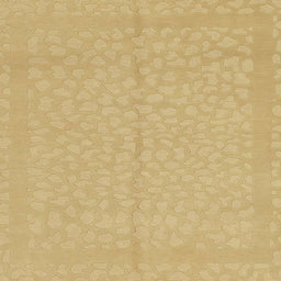 Square Machine Washable Abstract Gold Rug, wshabs1862