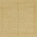 Square Machine Washable Abstract Gold Rug, wshabs1862