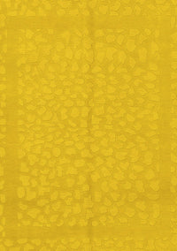 Abstract Yellow Modern Rug, abs1862yw