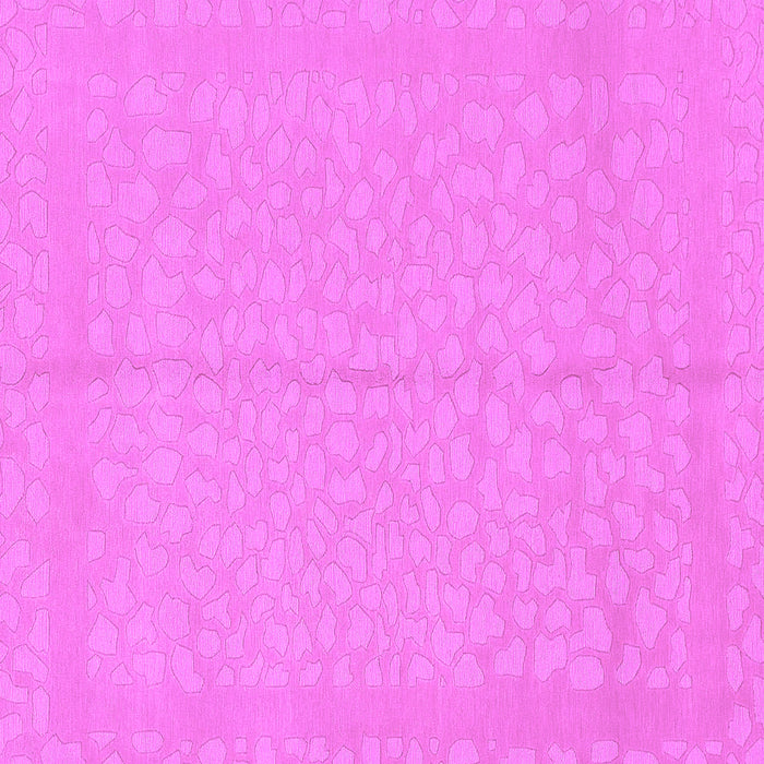 Square Machine Washable Abstract Purple Modern Area Rugs, wshabs1862pur