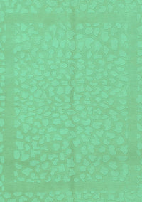 Abstract Turquoise Modern Rug, abs1862turq