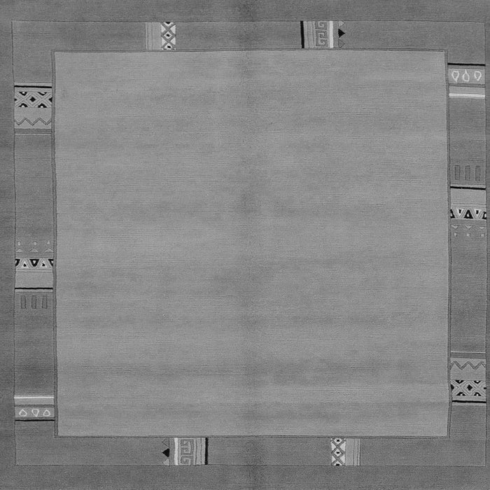 Square Abstract Gray Modern Rug, abs1863gry