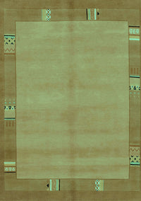 Abstract Turquoise Modern Rug, abs1863turq