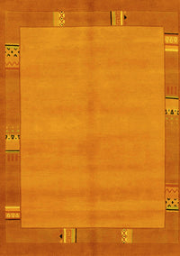 Abstract Yellow Modern Rug, abs1863yw