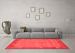 Modern Red Washable Rugs