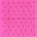 Square Abstract Pink Modern Rug, abs1864pnk