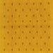 Square Machine Washable Abstract Yellow Modern Rug, wshabs1864yw