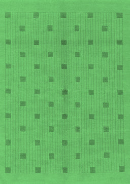 Abstract Emerald Green Modern Rug, abs1864emgrn