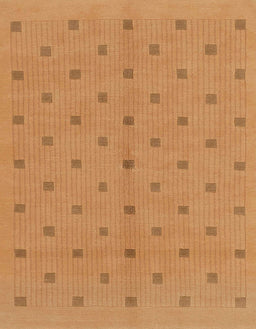 Machine Washable Abstract Orange Rug, wshabs1864