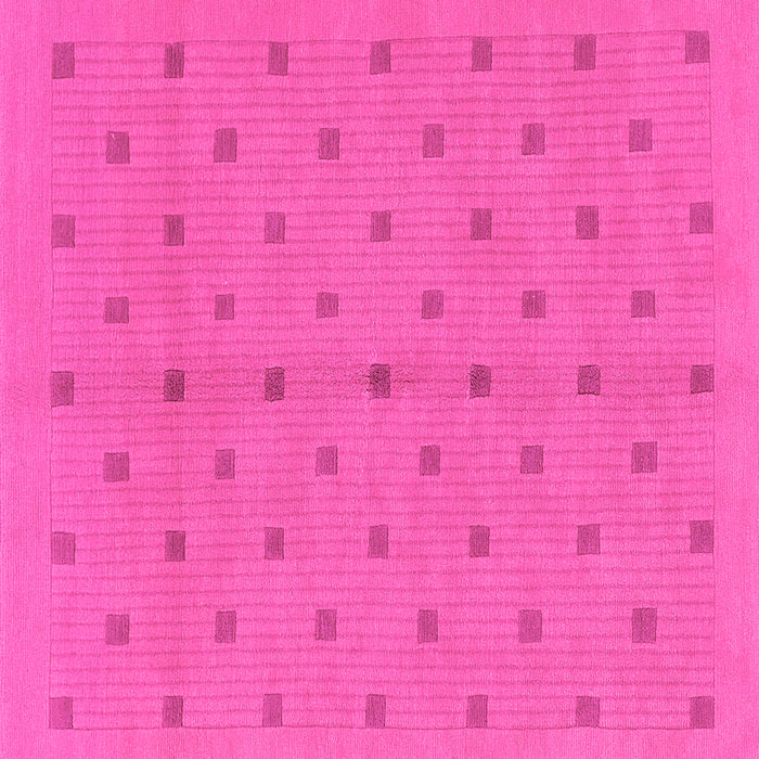 Square Machine Washable Abstract Pink Modern Rug, wshabs1864pnk