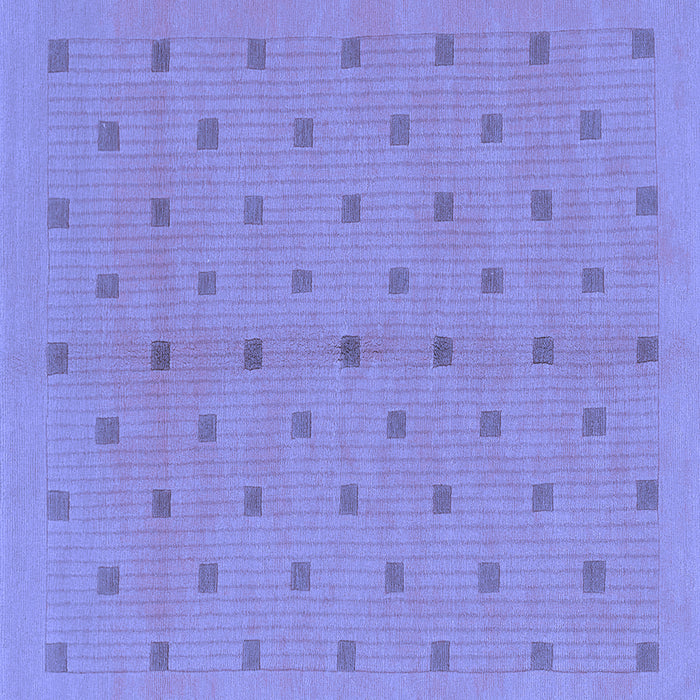 Square Machine Washable Abstract Blue Modern Rug, wshabs1864blu