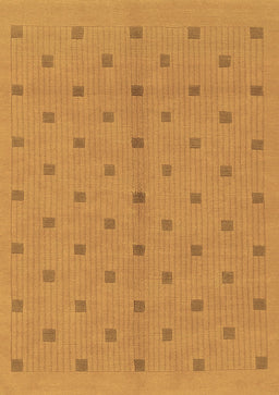 Abstract Brown Modern Rug, abs1864brn