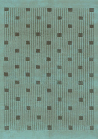 Abstract Light Blue Modern Rug, abs1865lblu