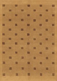 Abstract Brown Modern Rug, abs1865brn