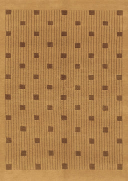 Abstract Brown Modern Rug, abs1865brn