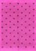 Machine Washable Abstract Pink Modern Rug, wshabs1865pnk