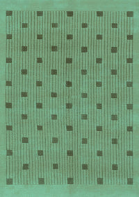 Abstract Turquoise Modern Rug, abs1865turq