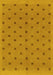 Machine Washable Abstract Yellow Modern Rug, wshabs1865yw