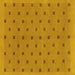 Square Abstract Yellow Modern Rug, abs1865yw