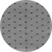 Round Machine Washable Abstract Gray Modern Rug, wshabs1865gry