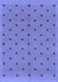 Abstract Blue Modern Rug, abs1865blu