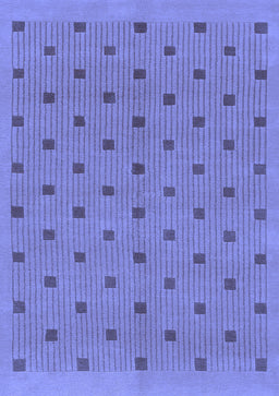 Abstract Blue Modern Rug, abs1865blu