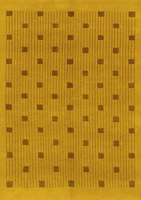 Abstract Yellow Modern Rug, abs1865yw