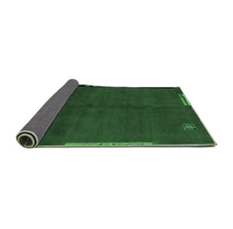 Sideview of Abstract Emerald Green Modern Rug, abs1866emgrn