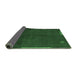 Sideview of Abstract Emerald Green Modern Rug, abs1866emgrn