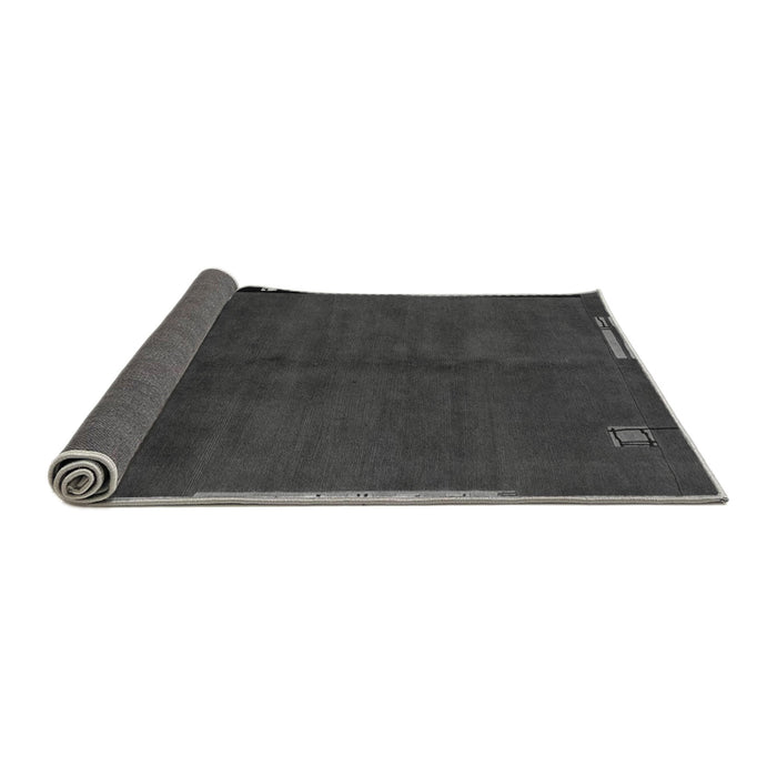 Sideview of Abstract Gray Modern Rug, abs1866gry