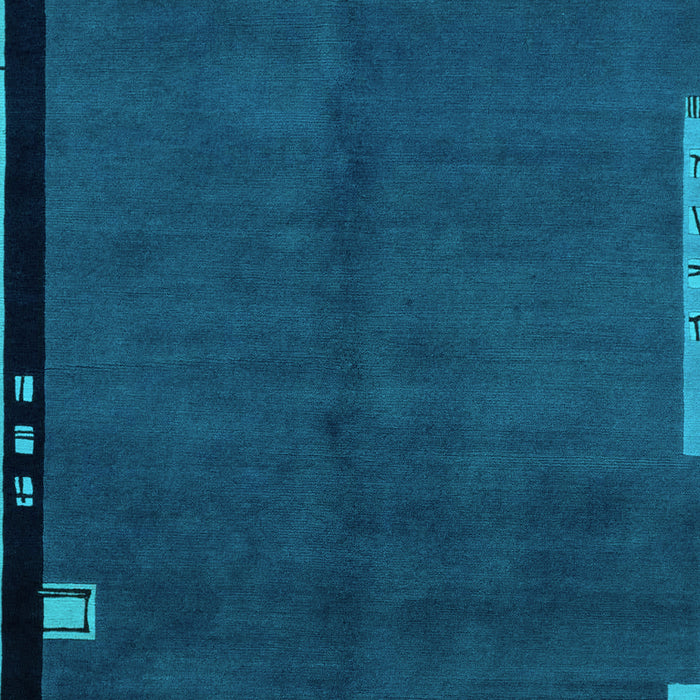 Abstract Light Blue Modern Rug, abs1866lblu