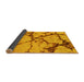 Sideview of Abstract Yellow Modern Rug, abs1867yw