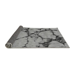 Sideview of Abstract Gray Modern Rug, abs1867gry