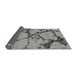 Sideview of Abstract Gray Modern Rug, abs1867gry