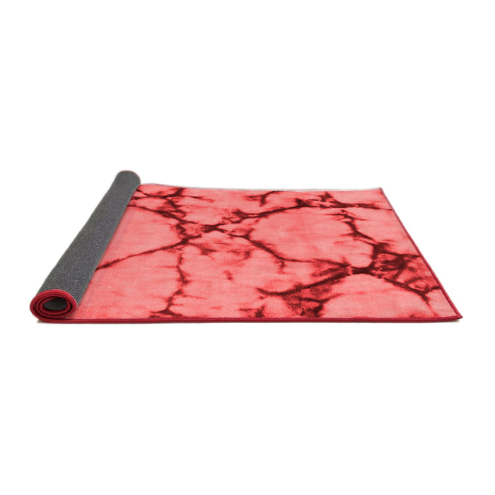 Abstract Red Modern Area Rugs