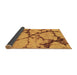 Sideview of Abstract Brown Modern Rug, abs1867brn