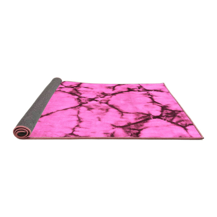 Sideview of Abstract Purple Modern Rug, abs1867pur
