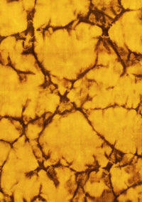 Abstract Yellow Modern Rug, abs1867yw