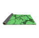 Sideview of Abstract Emerald Green Modern Rug, abs1867emgrn