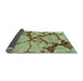 Sideview of Abstract Light Blue Modern Rug, abs1867lblu