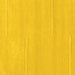 Square Machine Washable Solid Yellow Modern Rug, wshabs1868yw