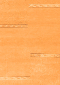 Solid Orange Modern Rug, abs1868org