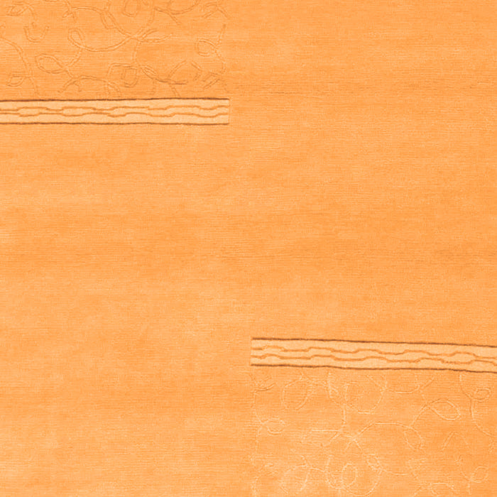 Solid Orange Modern Rug, abs1868org