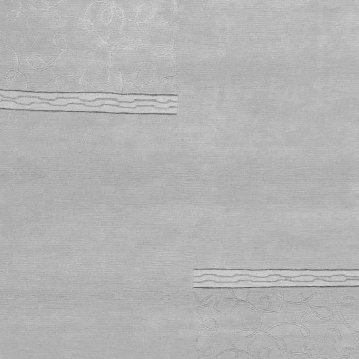 Solid Gray Modern Rug, abs1868gry