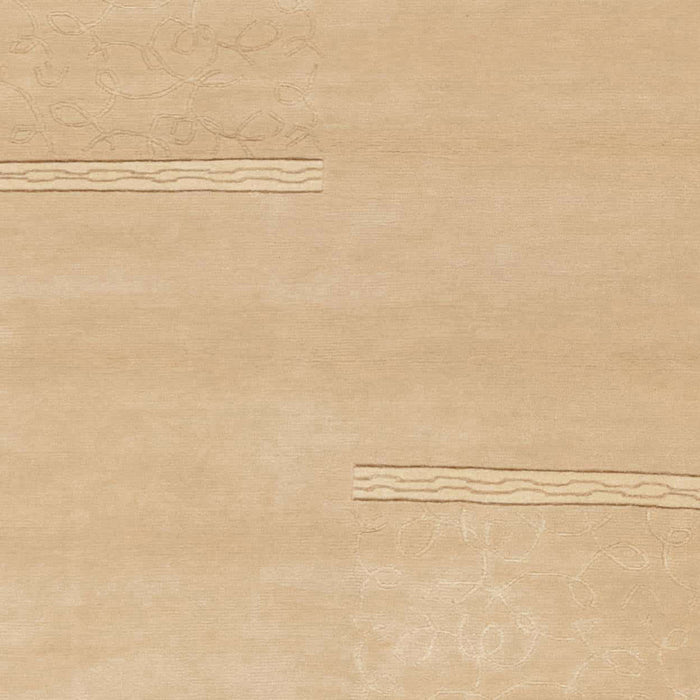 Machine Washable Abstract Yellow Rug, wshabs1868