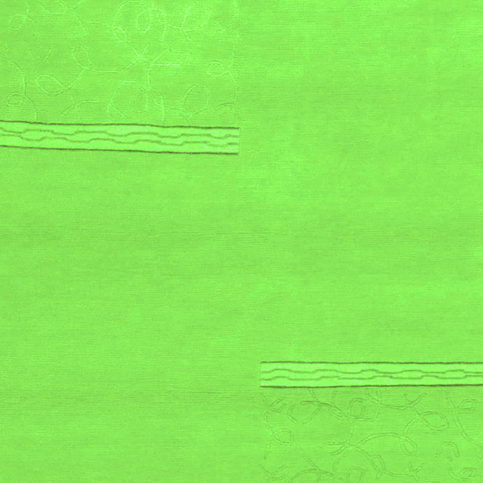 Machine Washable Solid Green Modern Area Rugs, wshabs1868grn