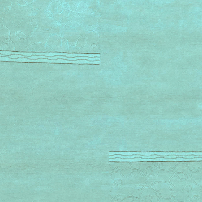 Machine Washable Solid Light Blue Modern Rug, wshabs1868lblu