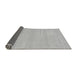 Sideview of Solid Gray Modern Rug, abs1868gry